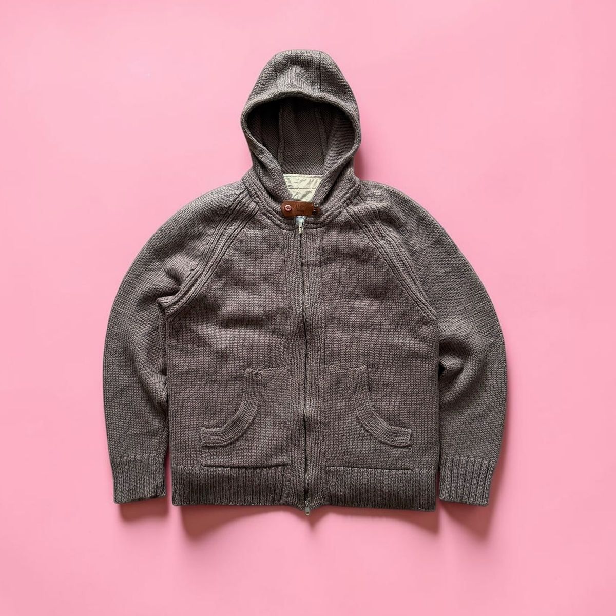 Vintage C.P. Company Autumn / Winter 2 piece wool knitted zip-up hoodie — 3