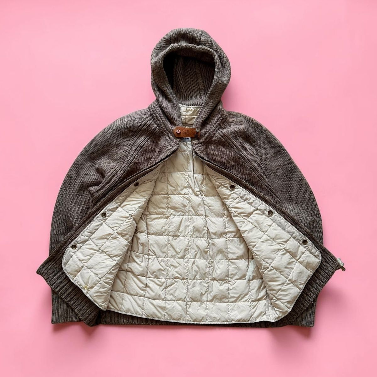 Vintage C.P. Company Autumn / Winter 2 piece wool knitted zip-up hoodie — 5