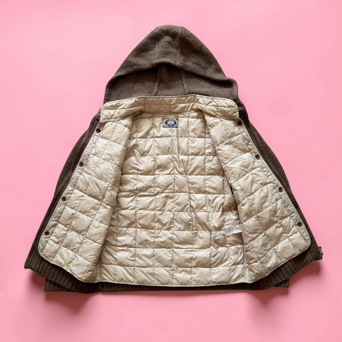 Vintage C.P. Company Autumn / Winter 2 piece wool knitted zip-up hoodie — 6