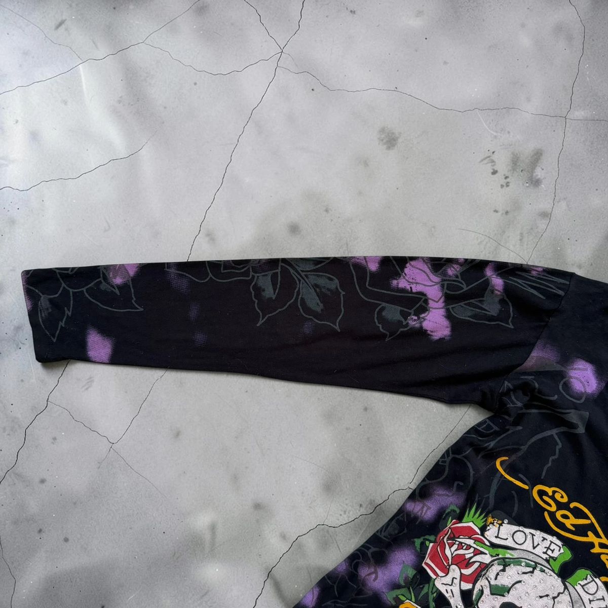 Vintage Ed Hardy y2k printed tattoo long sleeve top — 4