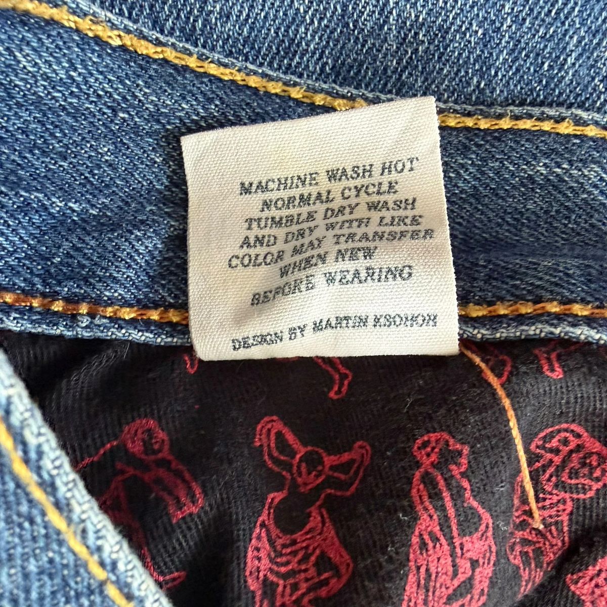 Vintage RMC Red Monkey Company embroidered jorts / denim shorts — 12