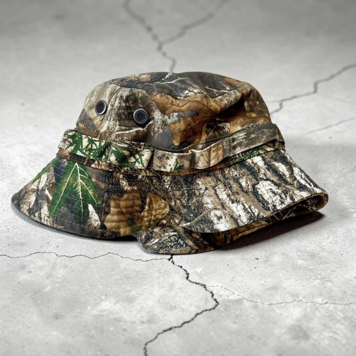 New Era x Real Tree bucket hat / fishing hat — 4