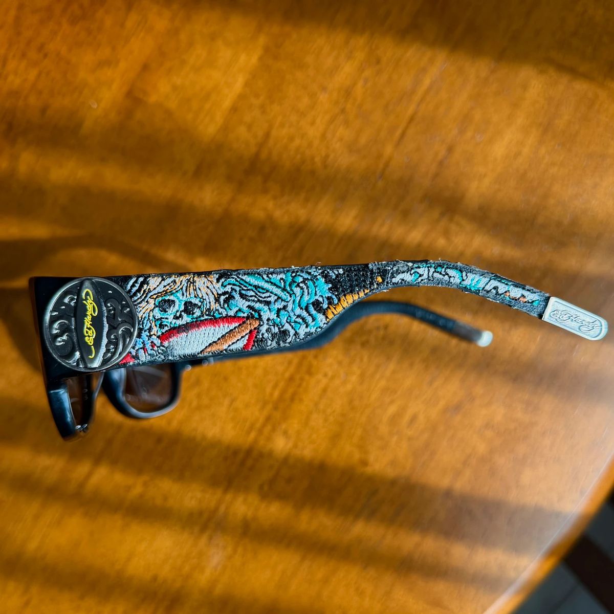 Vintage Ed Hardy embroidered sunglasses — 3