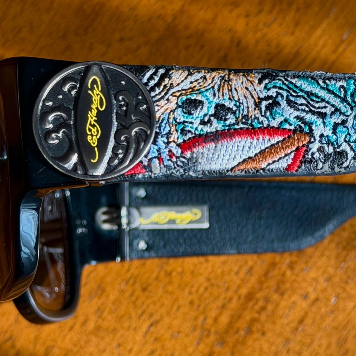 Vintage Ed Hardy embroidered sunglasses — 5