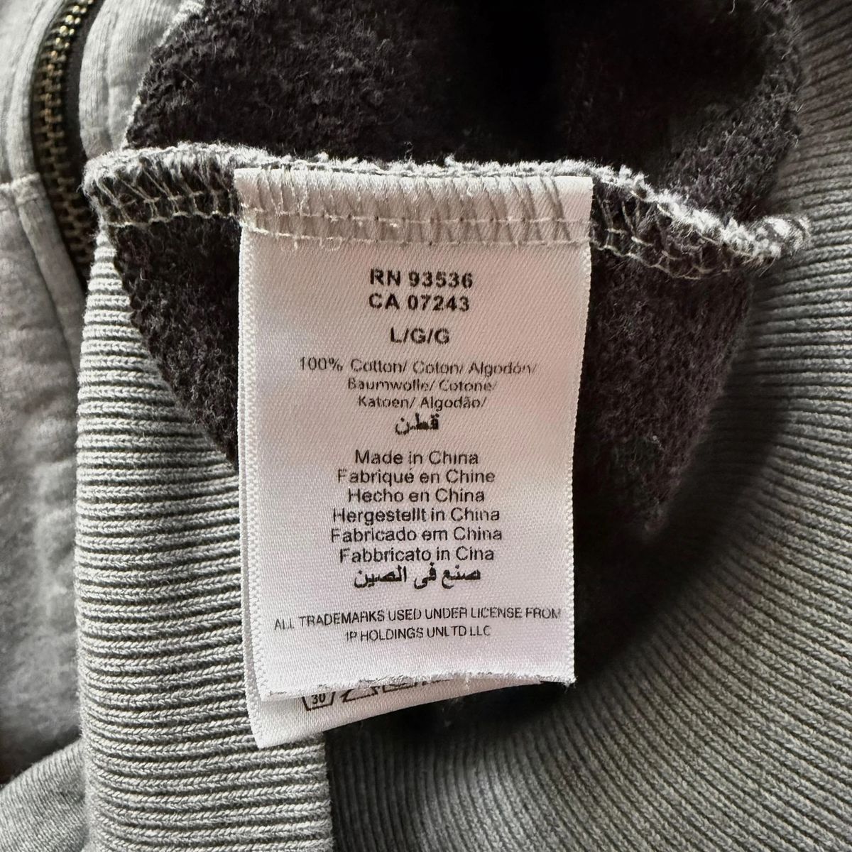 2000s y2k / hip hop Ecko Unltd zip up rhino-skin fleece hoodie — 10