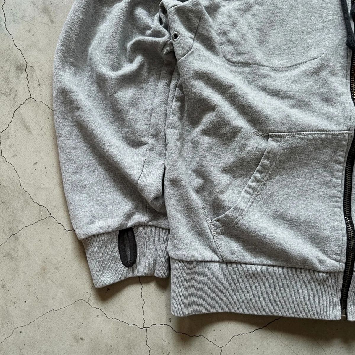 2000s y2k / hip hop Ecko Unltd zip up rhino-skin fleece hoodie — 4