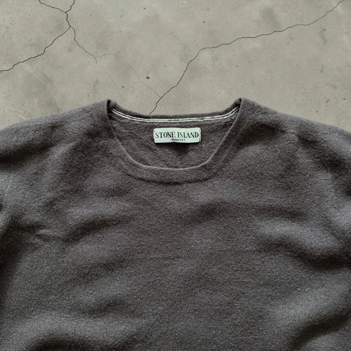 Vintage Autumn / Winter 2007 Stone Island wool knitted brown sweater — 3