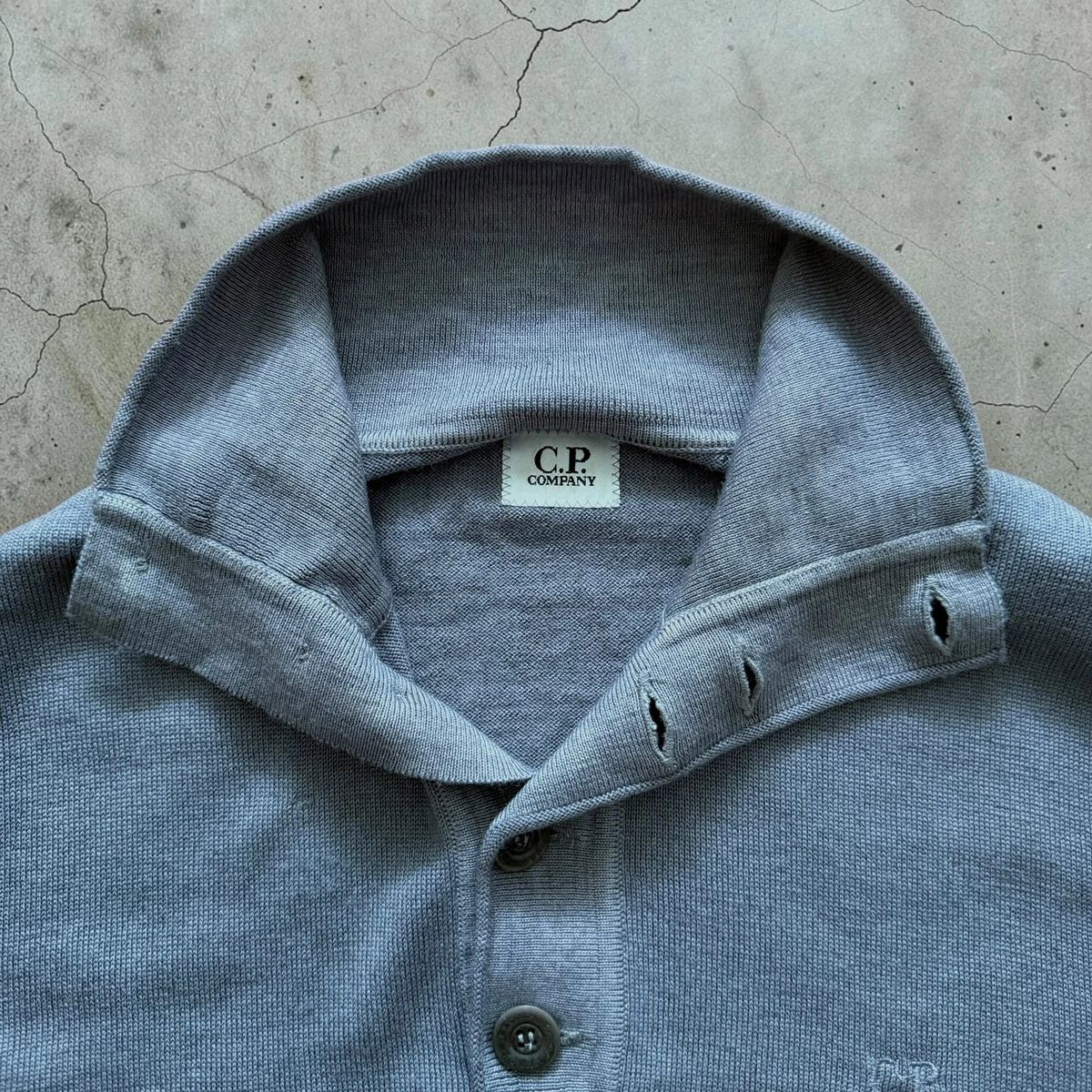 C.P Company 1/4 button up wool sweater — 2