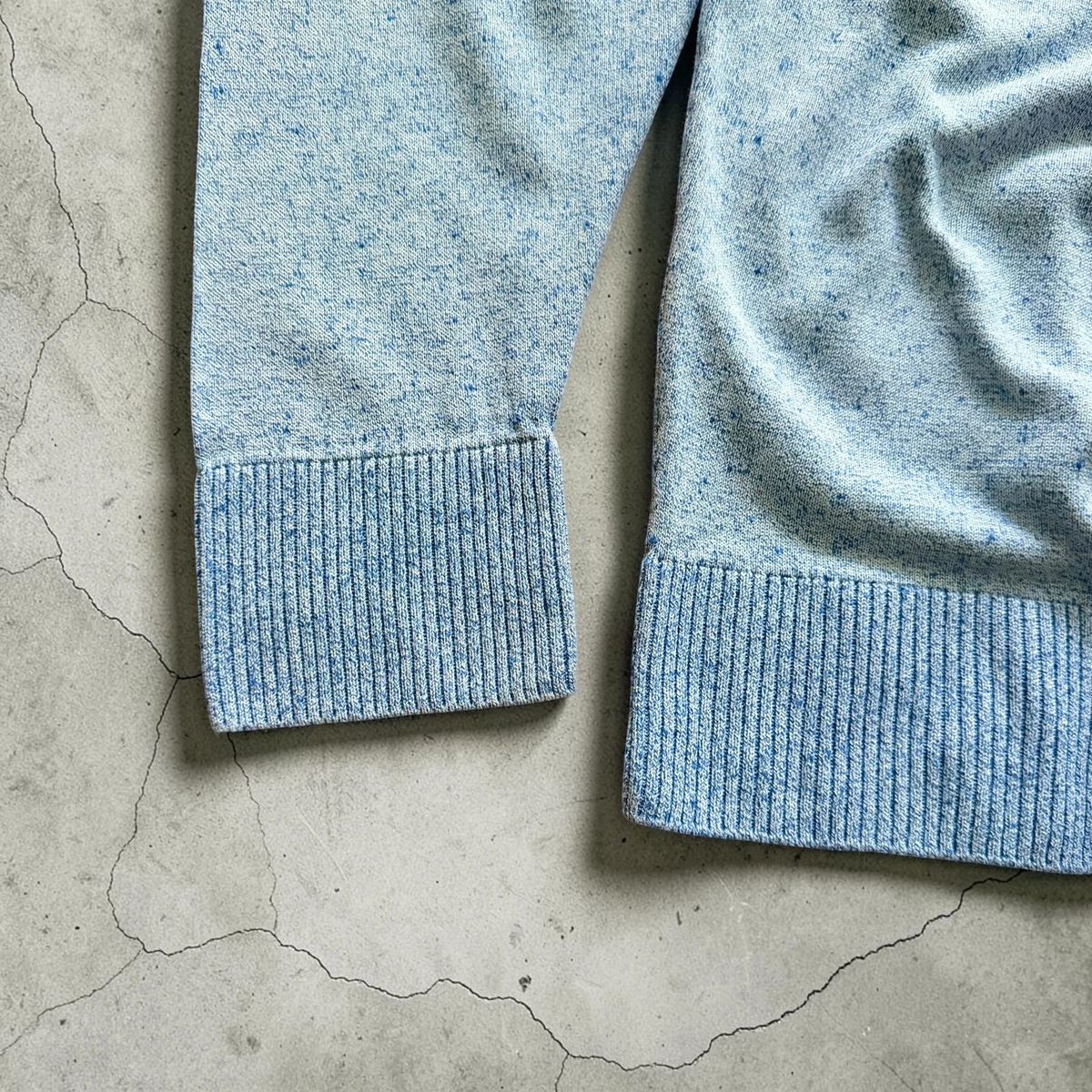 Spring / Summer 2019 Stone Island knitted light blue wool sweater — 5