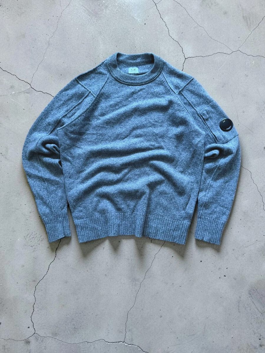 C.P Company wool knitted gray sweater