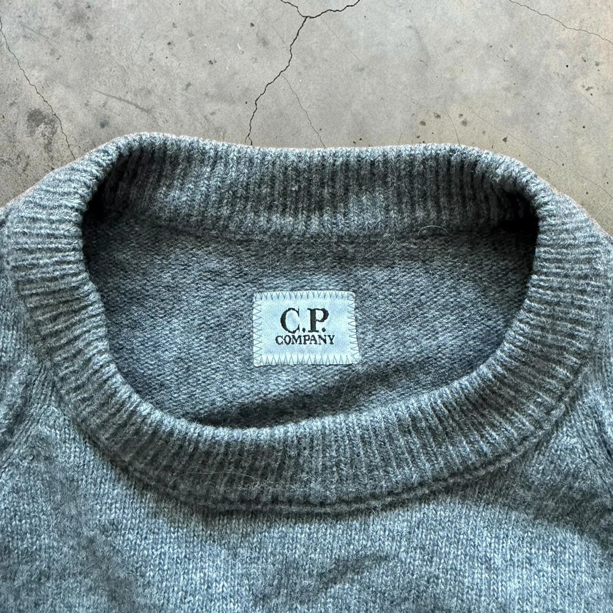 C.P Company wool knitted gray sweater — 2