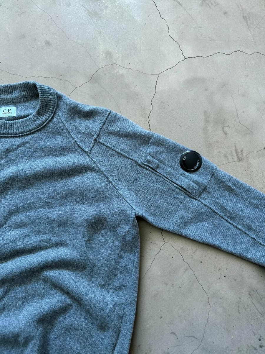 C.P Company wool knitted gray sweater — 4