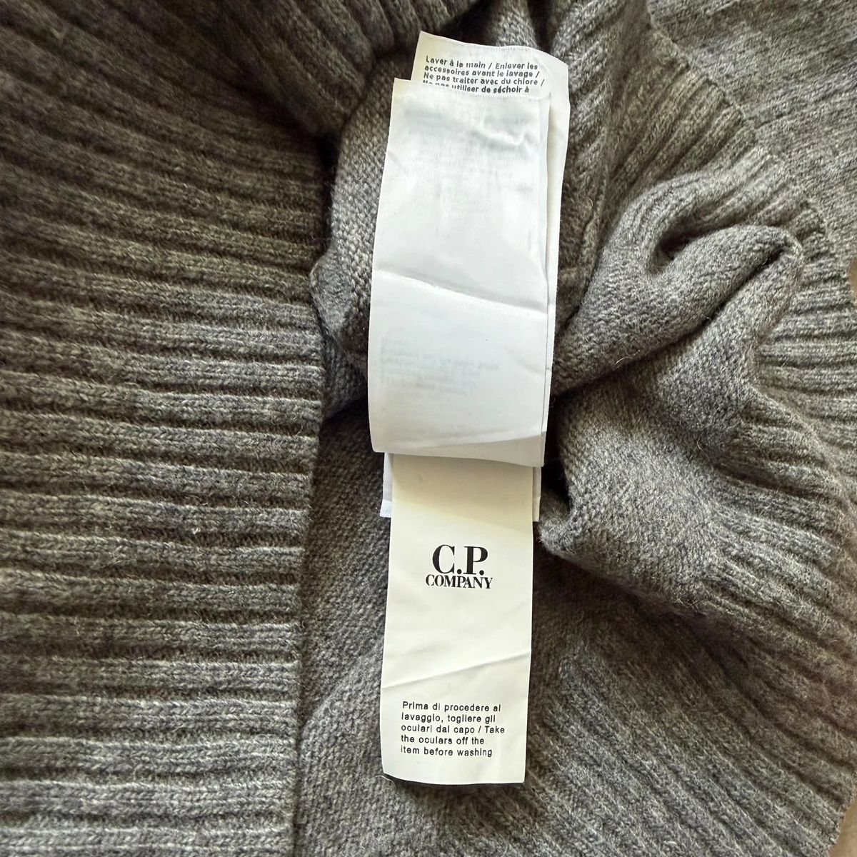 C.P Company wool knitted gray sweater — 8