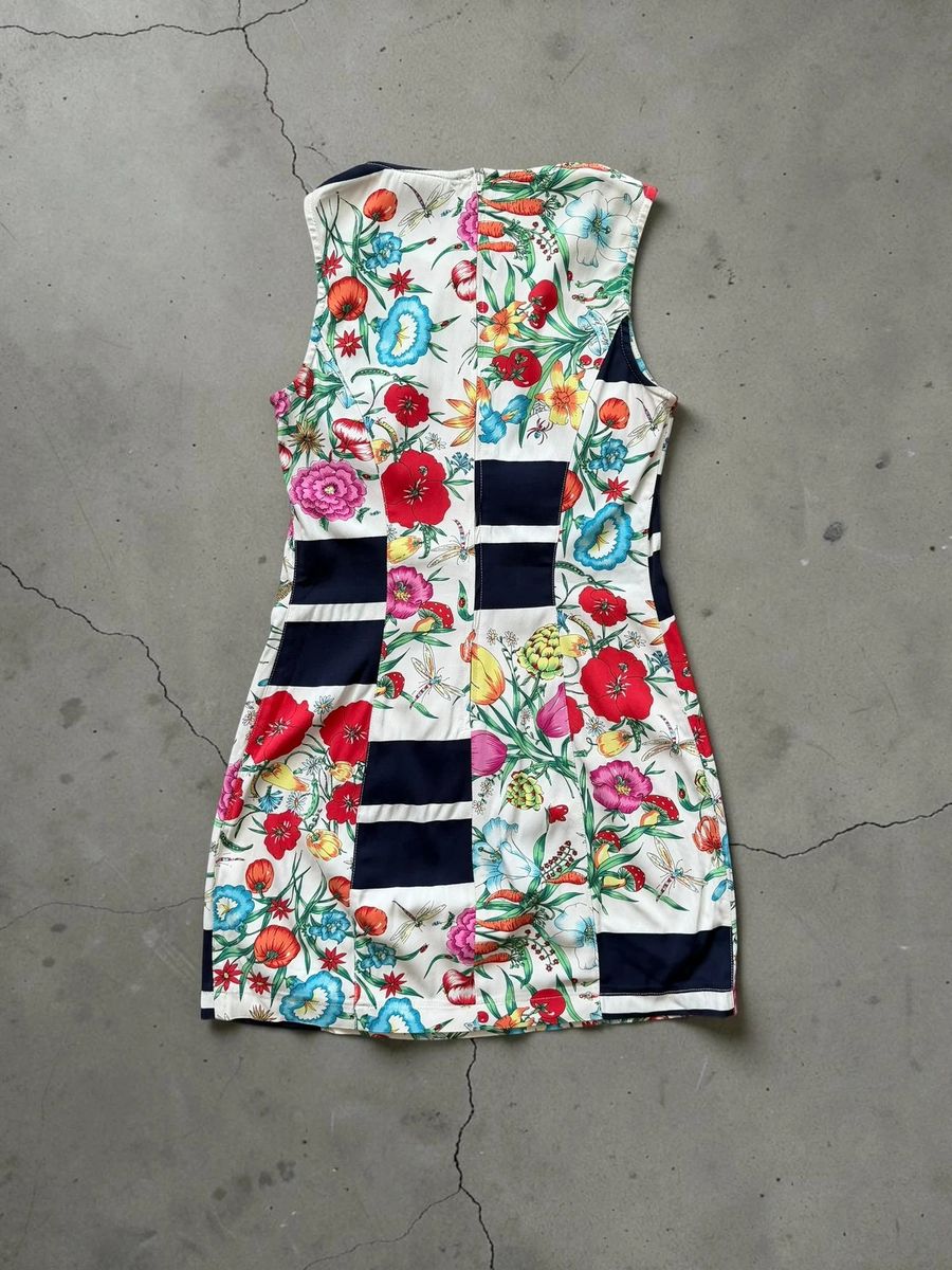 Vintage 90s Moschino Jeans mid lenght floral dress — 4