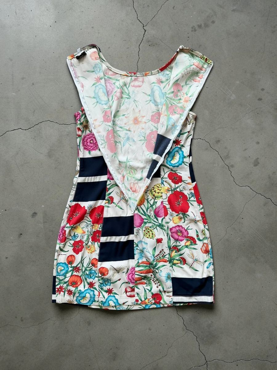 Vintage 90s Moschino Jeans mid lenght floral dress — 5