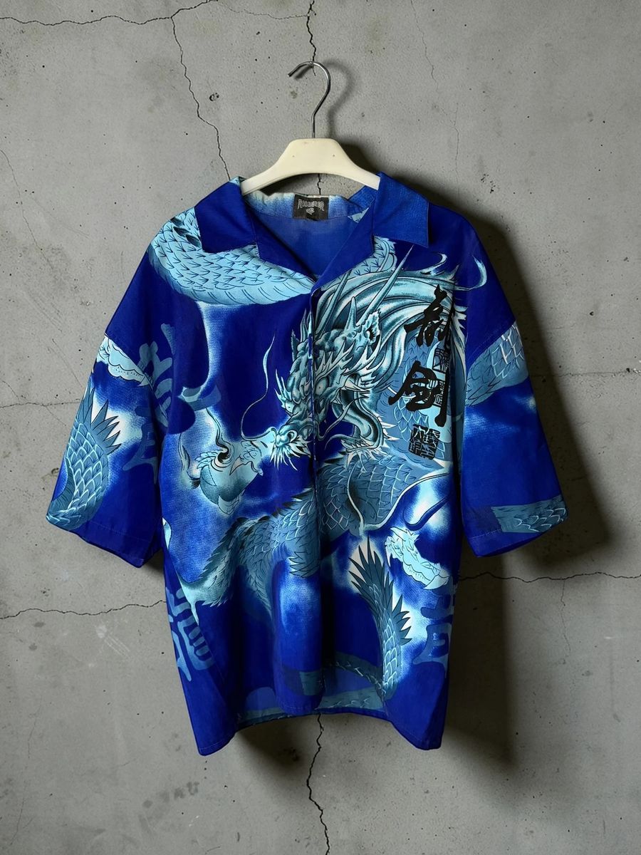 Vintage Rocawear japan y2k print shirt