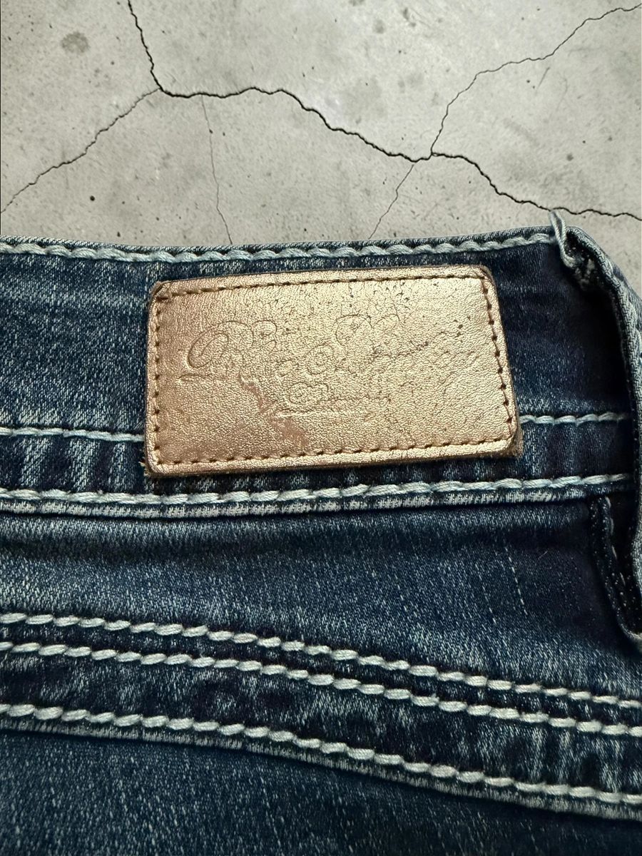 Blue Monkey y2k Miss me / Rock Revival embroidered jeans — 4