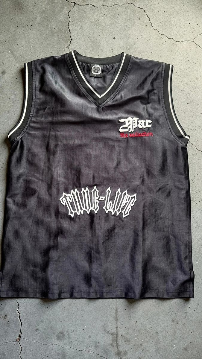 Vintage 2Pac sleeveless westside / thug life jersey — 2
