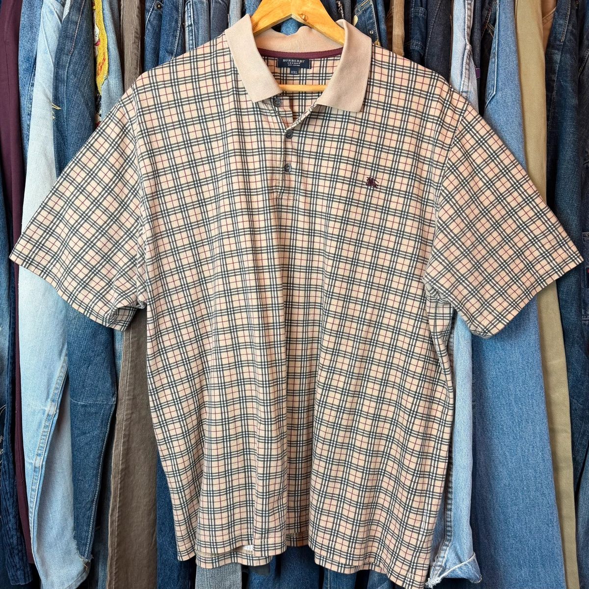 Vintage Burberry polo t-shirt