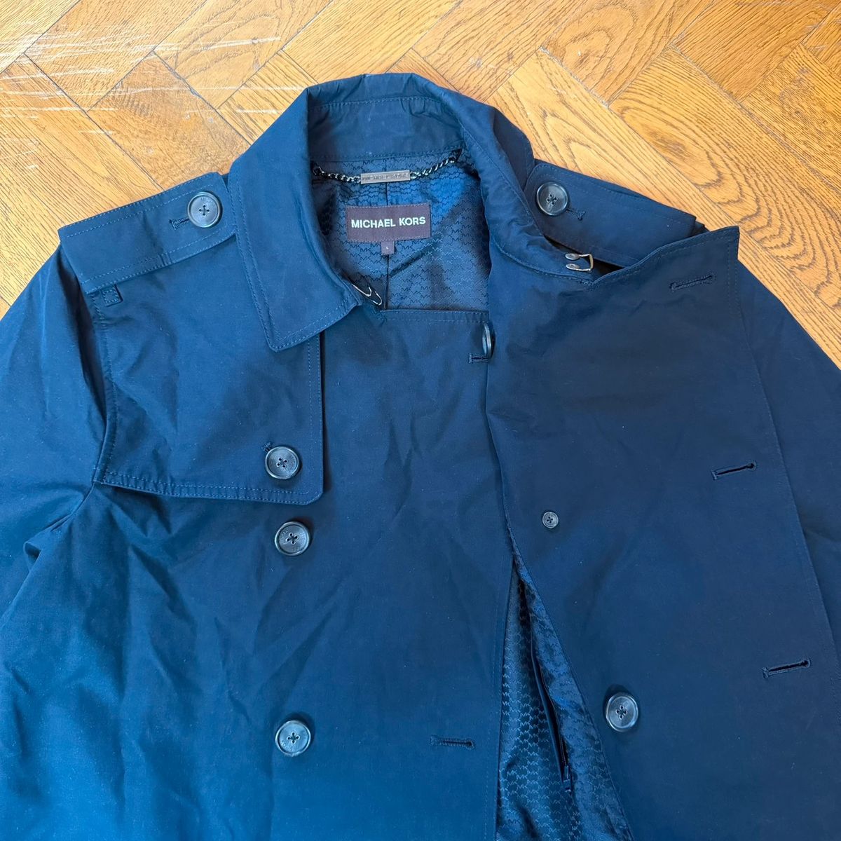Michael Kors cotton trench coat — 7