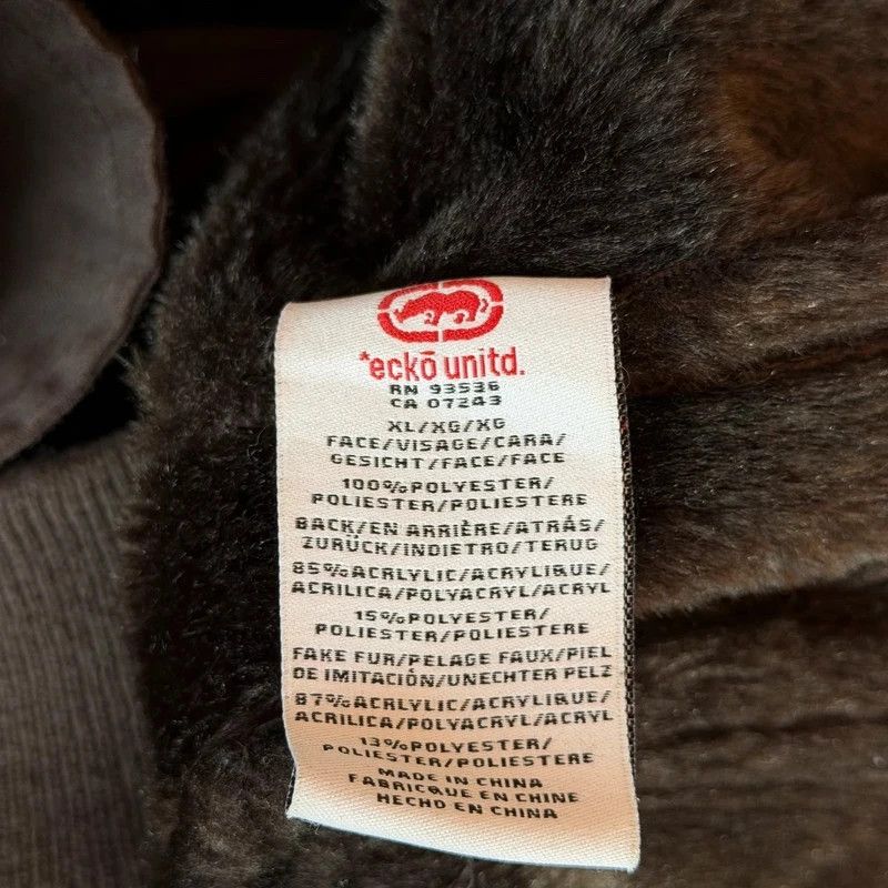 Vintage Eckō Unltd baggy fur collar jacket — 8