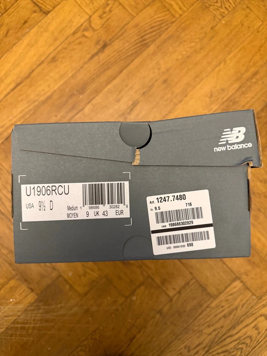 New Balance 1906 black / pink sneakers — 7