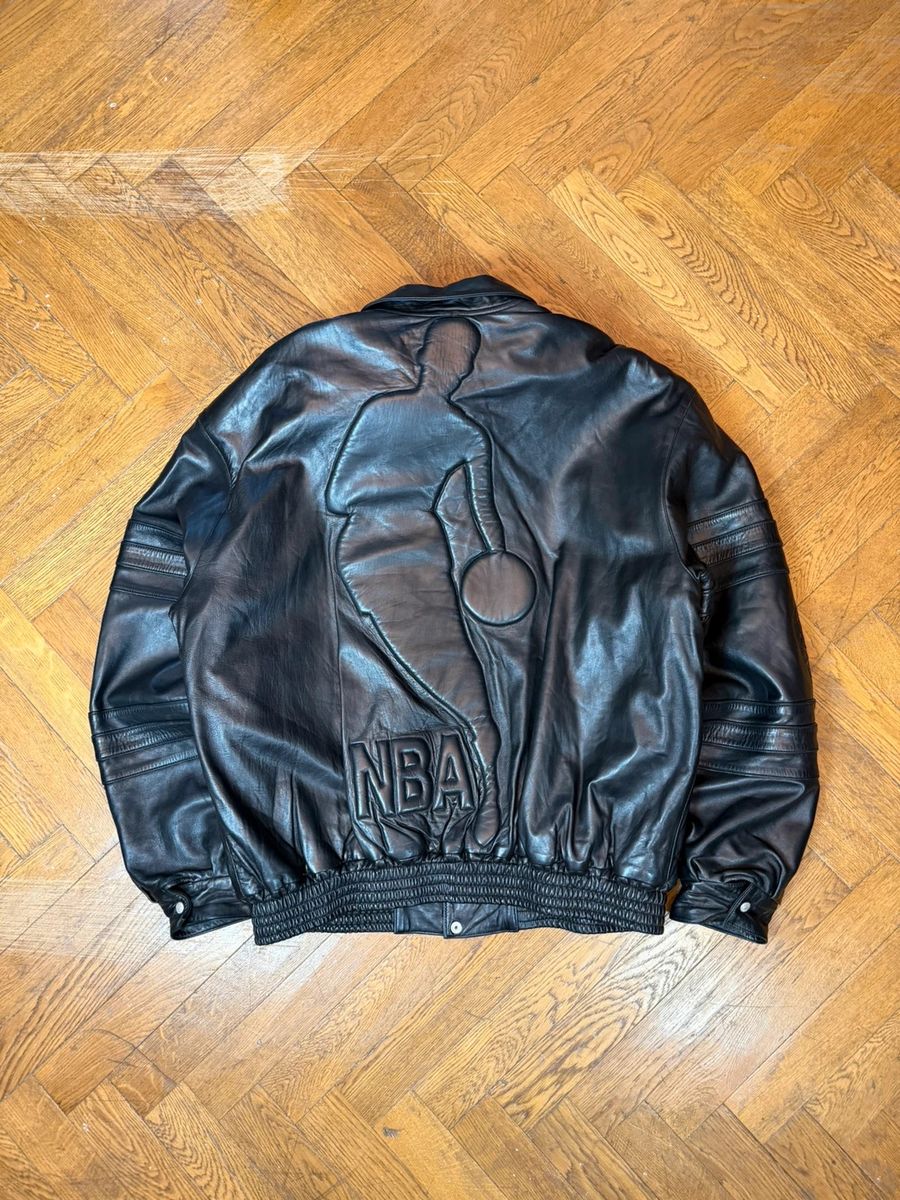 Vintage Jeff Hamilton x NBA conference leather jacket — 11