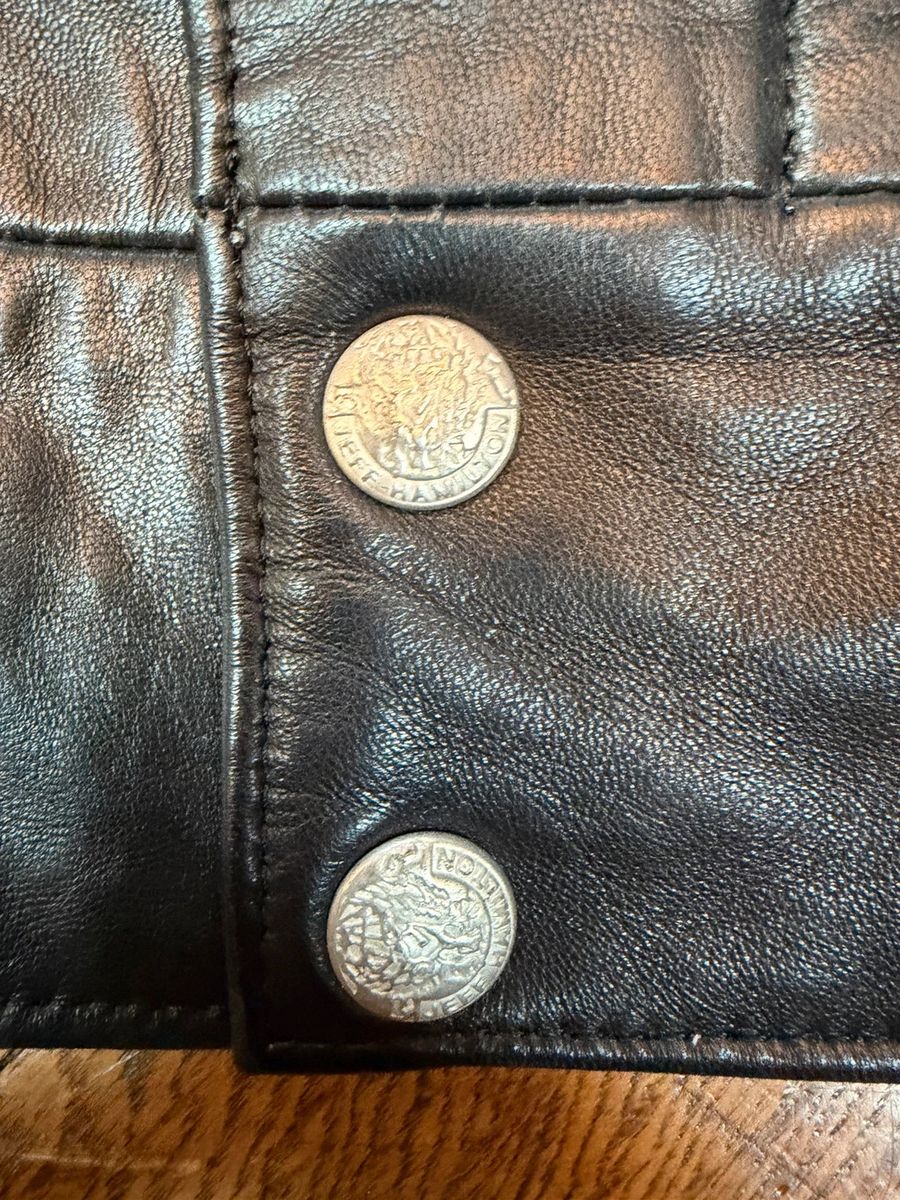 Vintage Jeff Hamilton x NBA conference leather jacket — 3