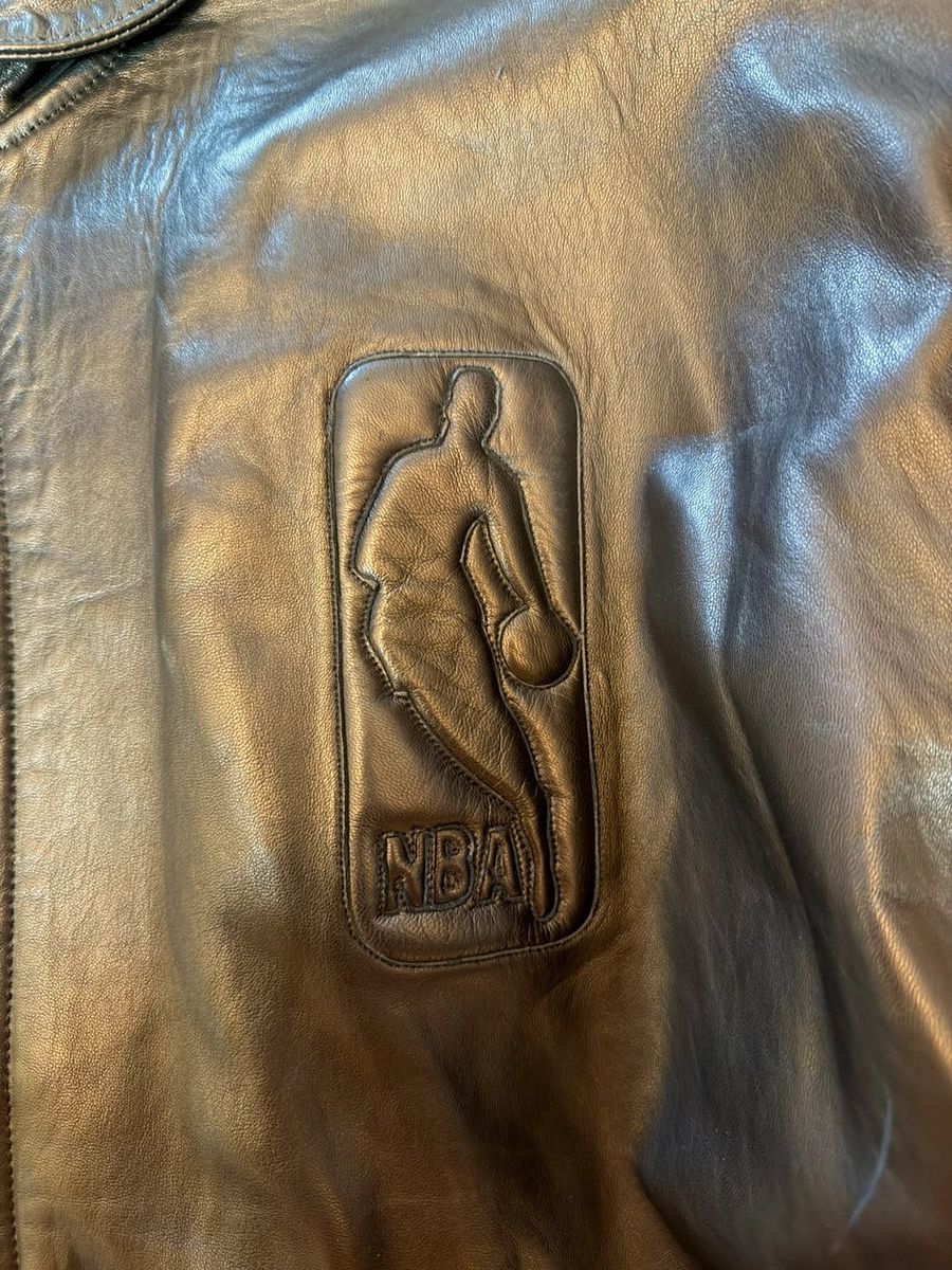 Vintage Jeff Hamilton x NBA conference leather jacket — 4