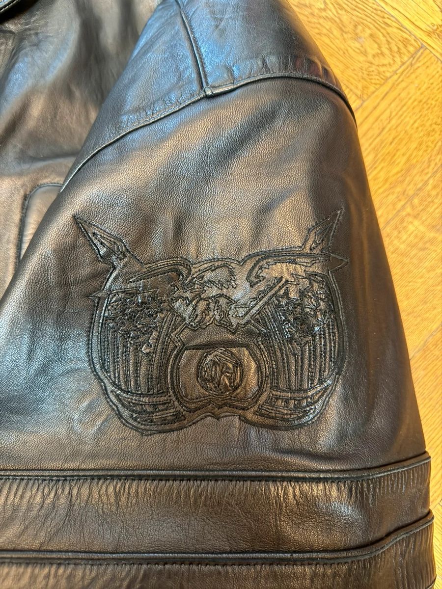 Vintage Jeff Hamilton x NBA conference leather jacket — 5