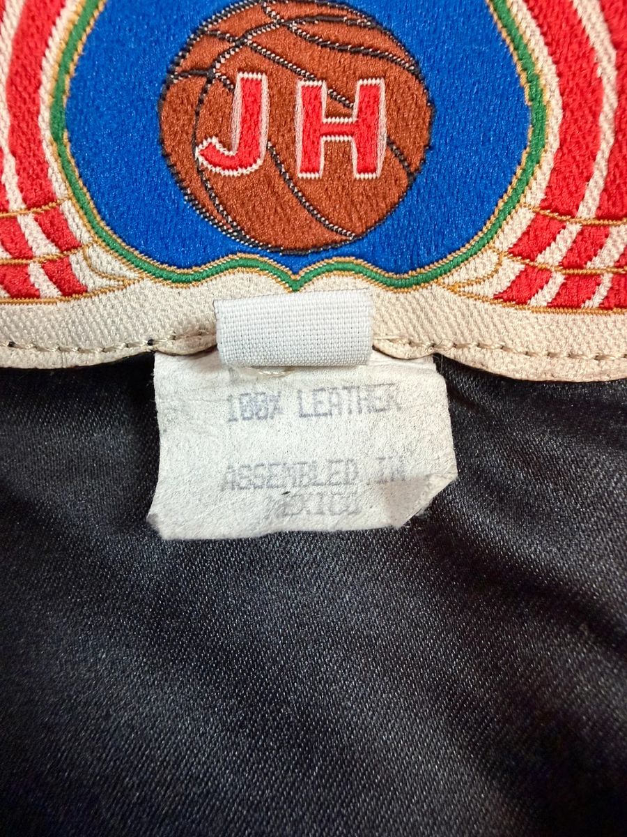 Vintage Jeff Hamilton x NBA conference leather jacket — 9