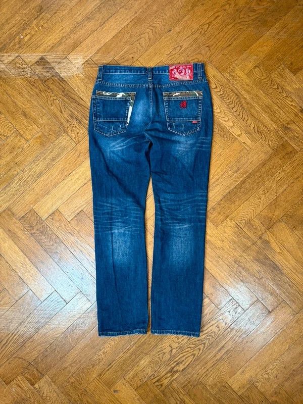 AAPE by Bape loose fit printed selvadged jeans — 11