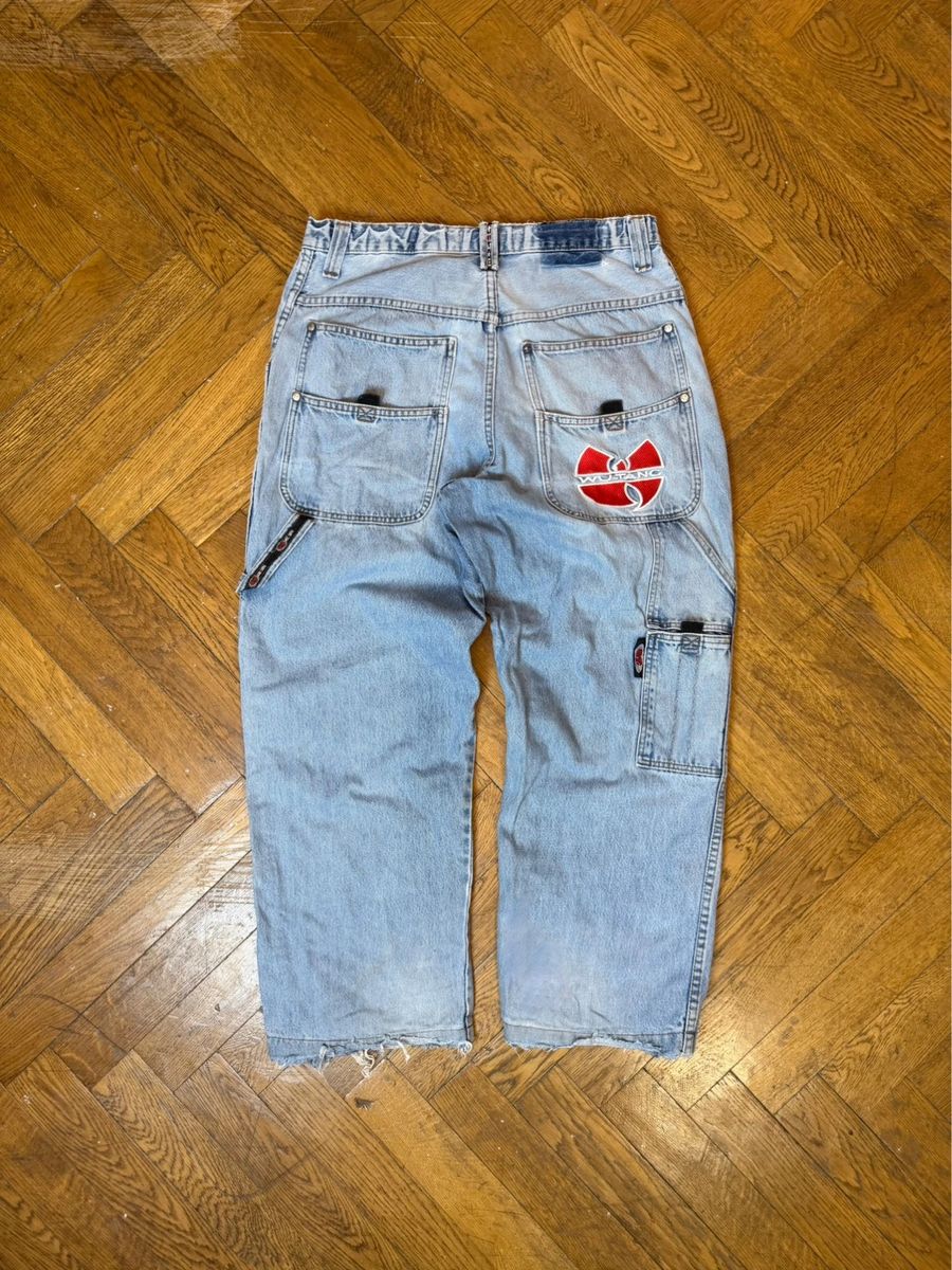 Vintage Wu wear / Wu Tang embroidered baggy jeans