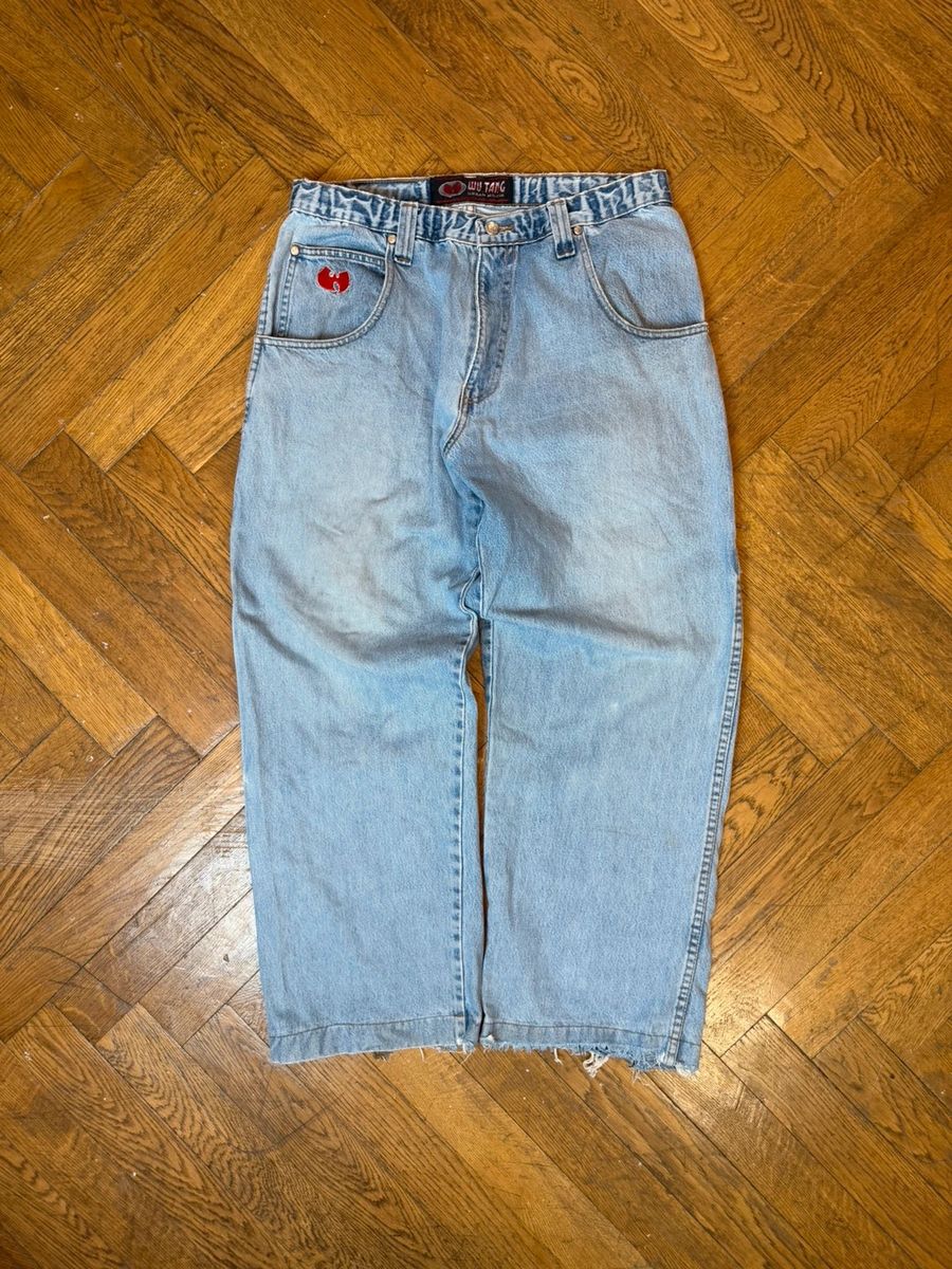 Vintage Wu wear / Wu Tang embroidered baggy jeans — 6