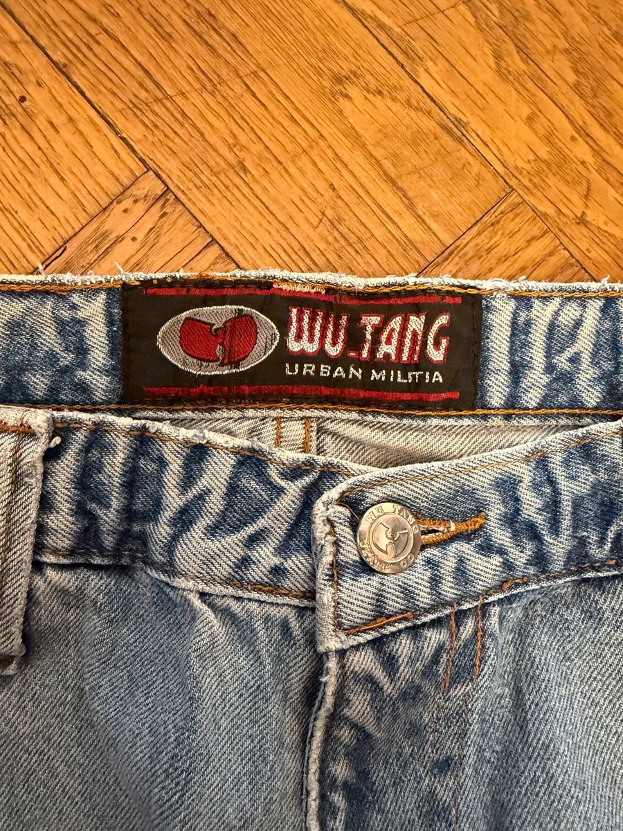 Vintage Wu wear / Wu Tang embroidered baggy jeans — 8