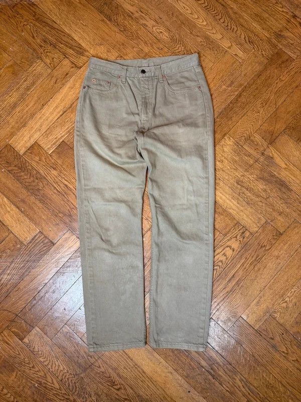 Vintage 1996 Levi’s 615 orange tab beige jeans — 4