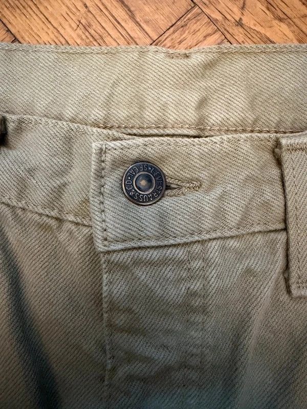 Vintage 1996 Levi’s 615 orange tab beige jeans — 5