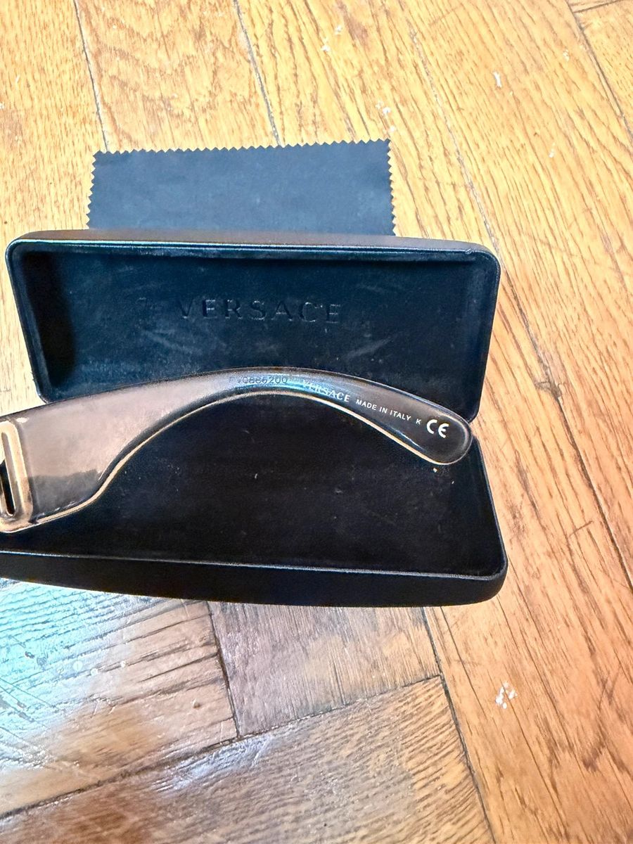 Versace Biggie / Medusa grey transparent sunglasses — 5