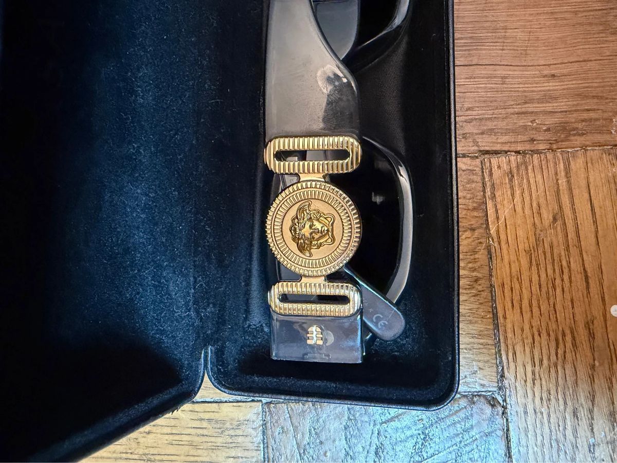 Versace Biggie / Medusa grey transparent sunglasses — 8