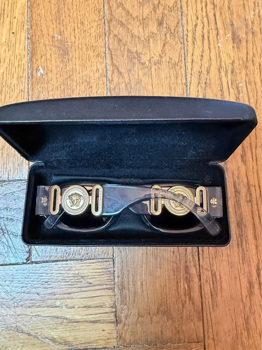 Versace Biggie / Medusa grey transparent sunglasses — 9