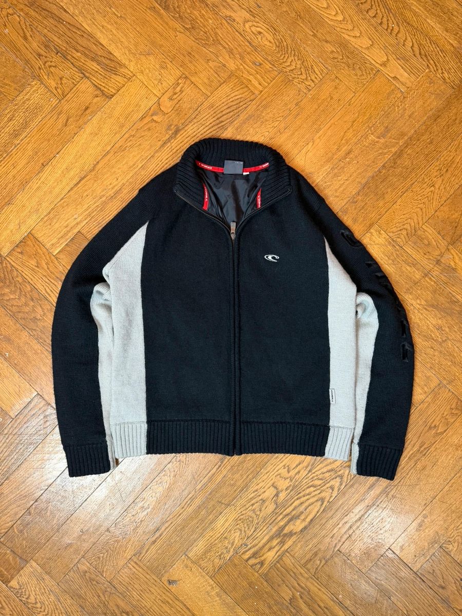Vintage O’neill knitted embroidered moto jacket