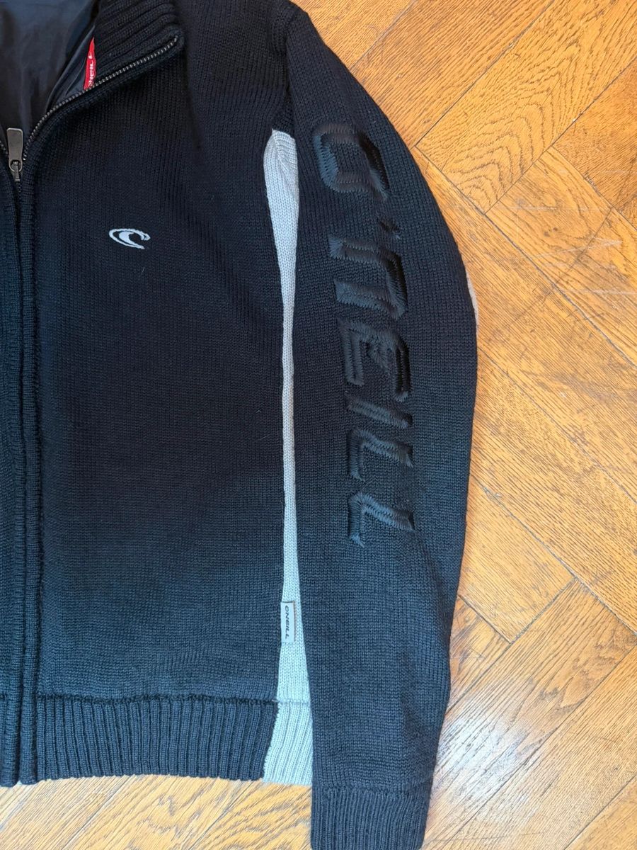 Vintage O’neill knitted embroidered moto jacket — 2
