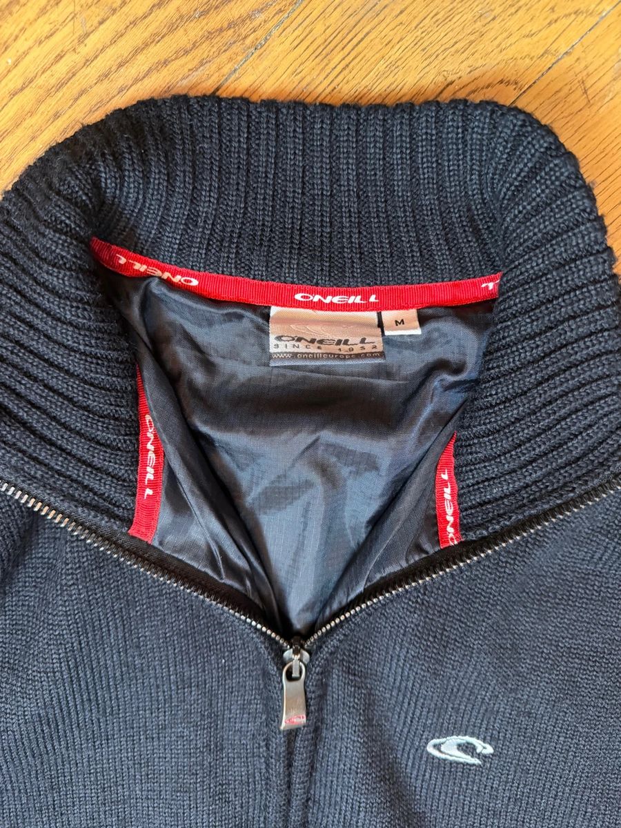 Vintage O’neill knitted embroidered moto jacket — 5