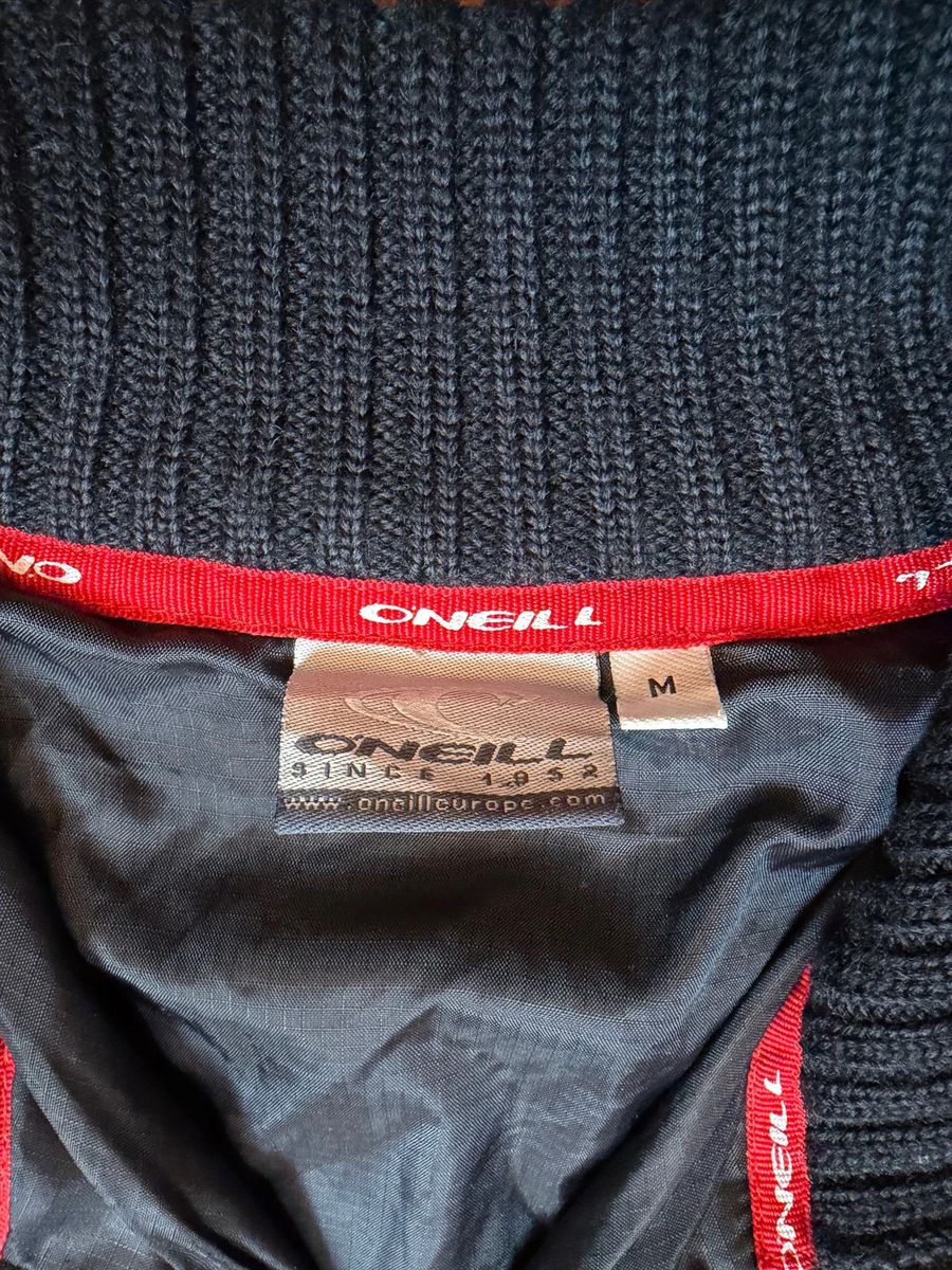 Vintage O’neill knitted embroidered moto jacket — 6
