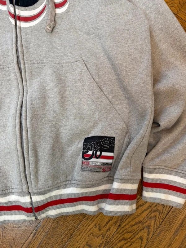 Enyce zip up heavy cotton embroidered hoodie — 2