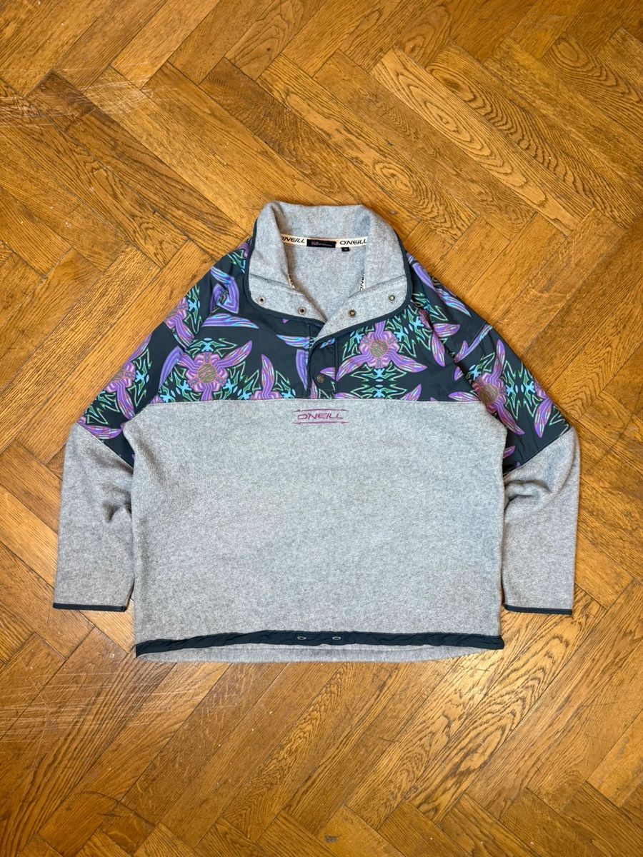 Vintage O’neill 1/4 funky fleece sweater