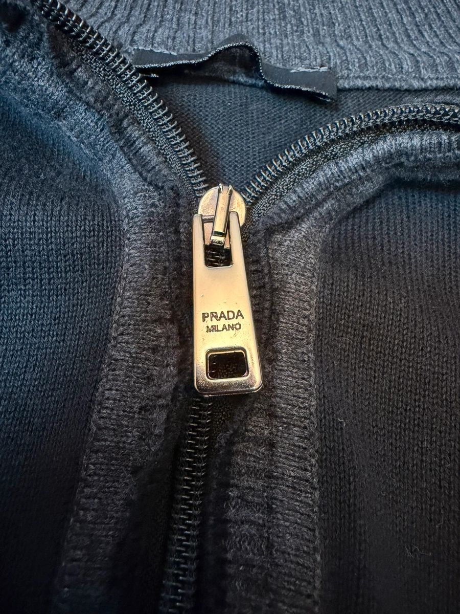 Prada 1/4 zip up knitted crewneck — 3