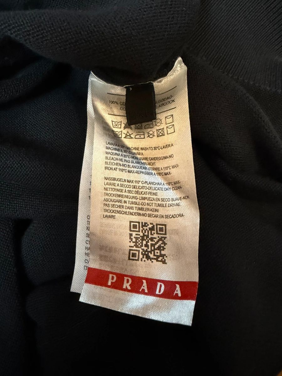 Prada 1/4 zip up knitted crewneck — 5