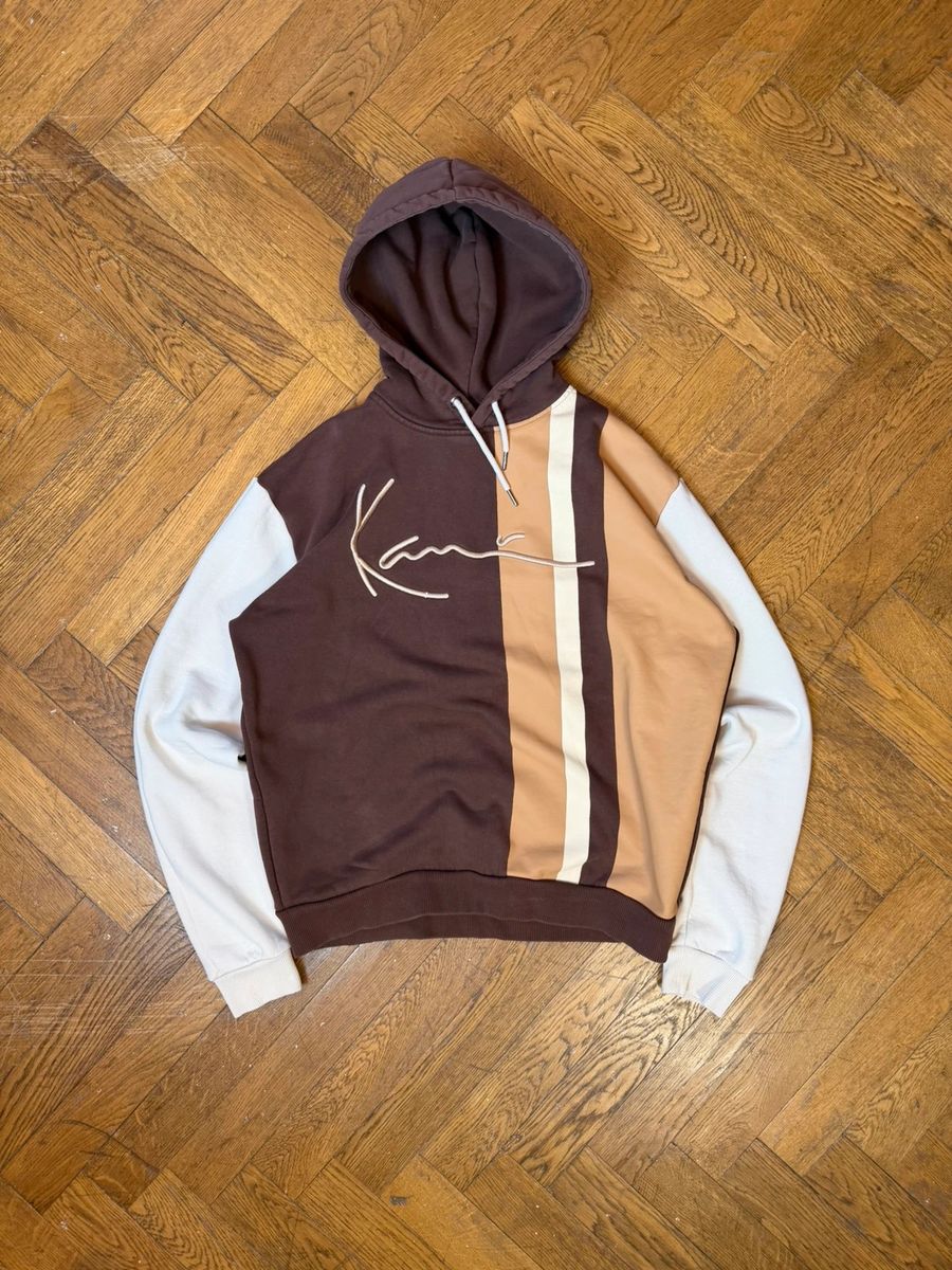 Karl Kani striped heavy cotton hoodie