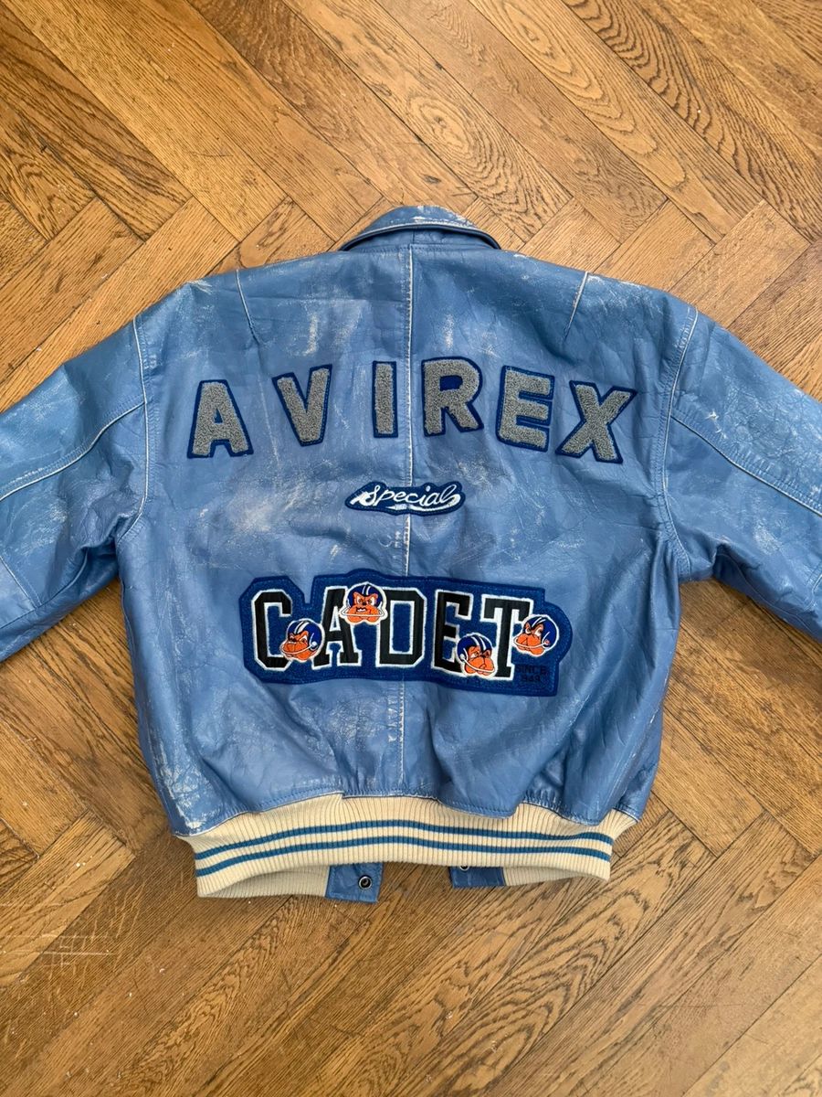 Vintage 1990s Avirex Special Cadet leather bomber jacket — 12